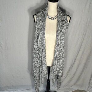 Mossimo Long Gray womens sweater size medium
